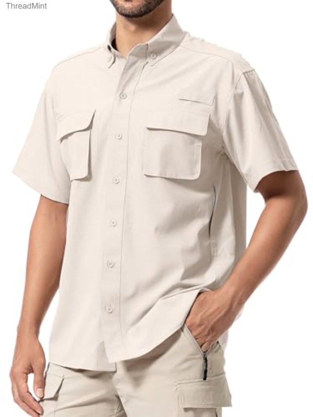 UPF 50 Sun Protection Quick Dry Button Down Shirt
